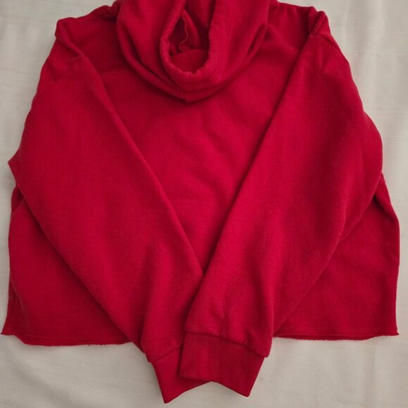 Women's Size Large PINK/Victoria Secret Red Pull Over Hoodie - Picture 3 of 6